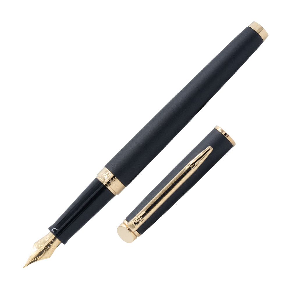 Waterman Hemisphere Noir Mat GT - Stylo Plume avec Plume Moyenne