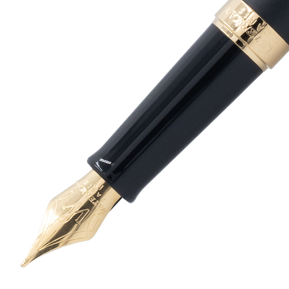 Waterman Hemisphere Noir Mat GT - Stylo Plume avec Plume Moyenne