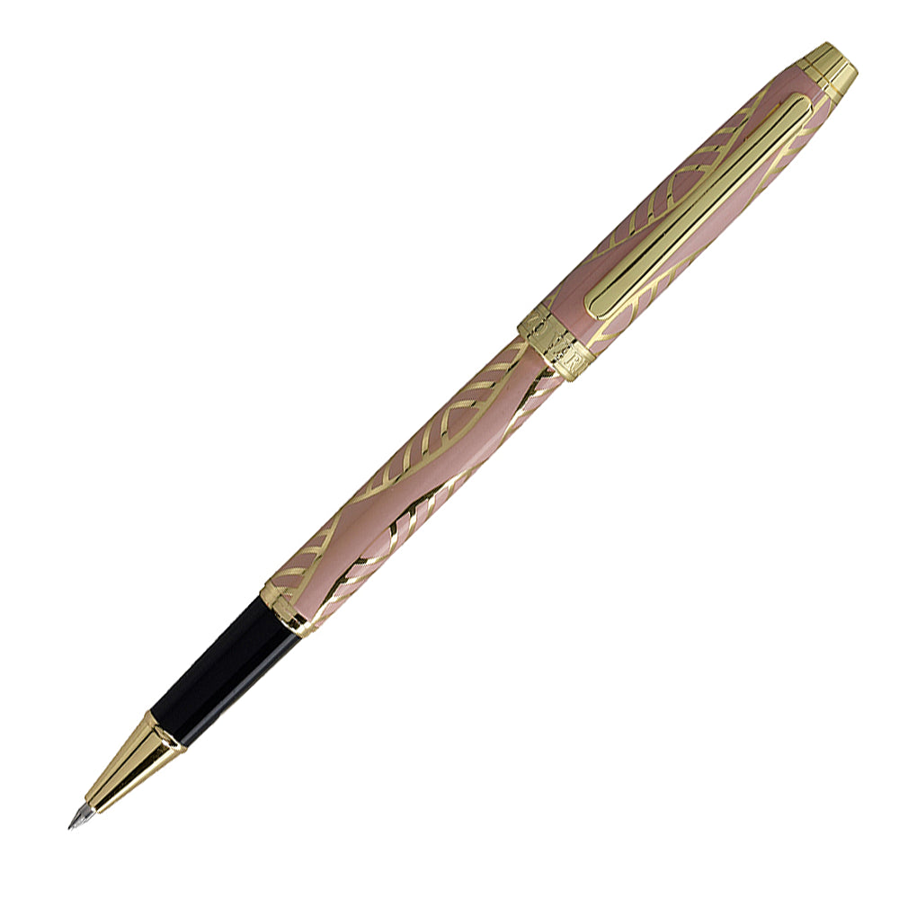 Stylo Roller Waterman Liaison ébonite Boisée Marbrée - Modèle MX375, Neuf De Stock (sans Emballage)