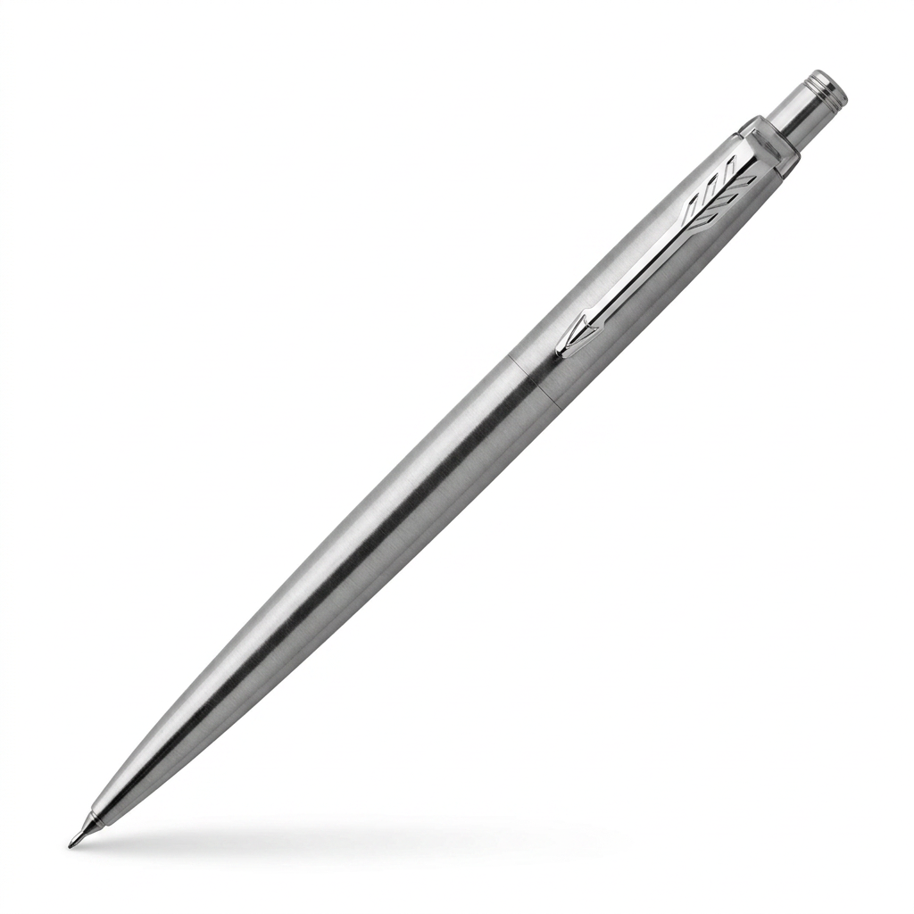 Porte-mine Parker Jotter acier à attributs chromés seul à 45 degrés
