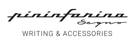 Logo de la célèbre marque Pininfarina, designer italien.