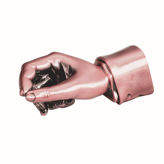 Support métal Enzo Varini rose gold disposé sur un fond blanc.