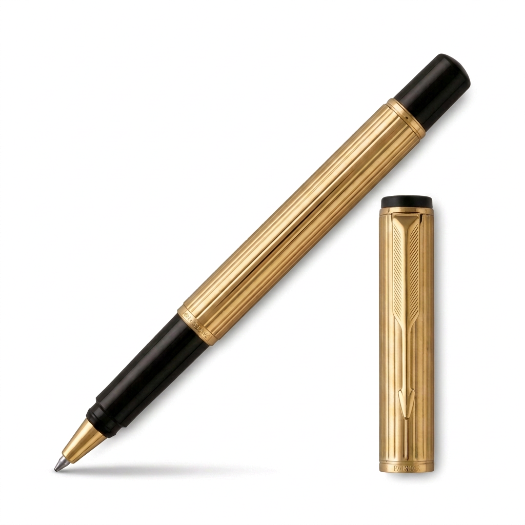 Parker 88 / Rialto Corinth – Stylo roller doré